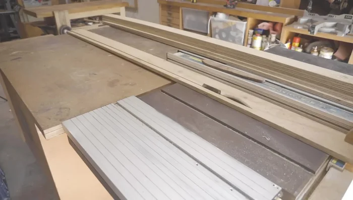 Determine ladder angle and dimensions. The presenter uses a 15-degree angle off vertical.