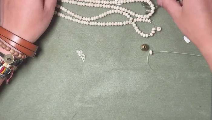 Test fit the cones with the beads to determine the appropriate number of end beads needed to fill the cone. It's crucial to consider that crimping will add extra length.