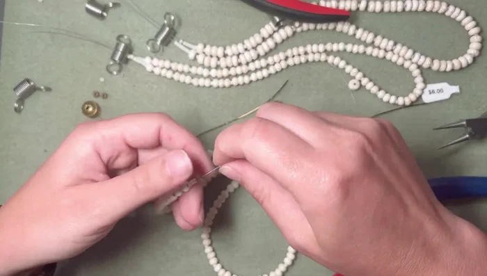 Repeat the crimping process on the other end of each strand.