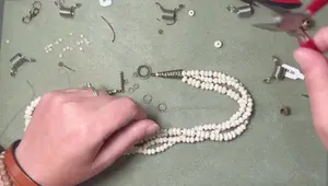 Multi-Strand Necklace with Cones and Toggle Clasp: A Beading Tutorial