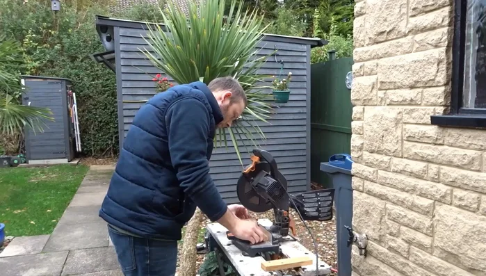 Round over the ends using a jigsaw and the coin as a guide.