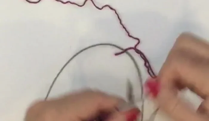 Rows 9 and 10: Knit across all stitches, including yarn overs.