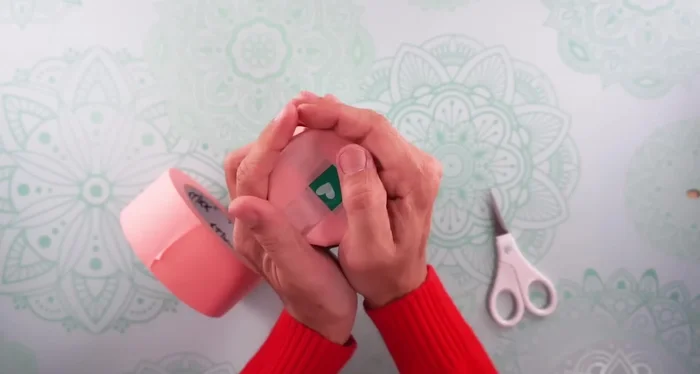 Protect the rest of the tumbler with painter's tape.