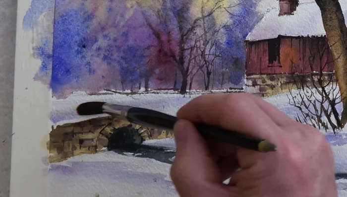 Use a beige pastel pencil for highlights.