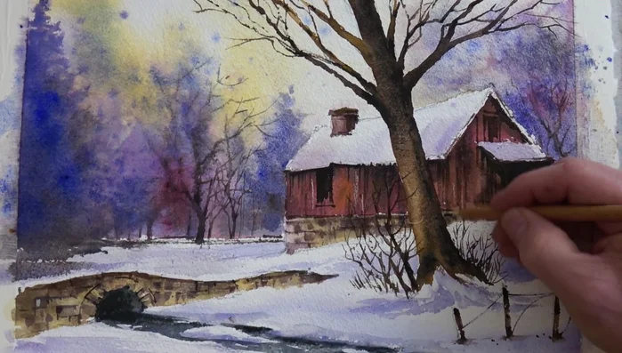 Use a beige pastel pencil for highlights.