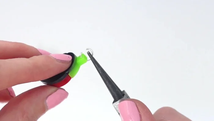 Attach earring wires to the jump rings.