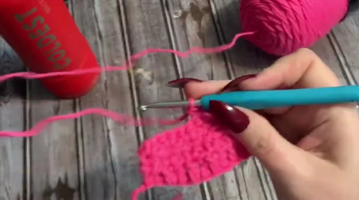 Repeat steps 4 and 5 until your piece measures 10 inches.