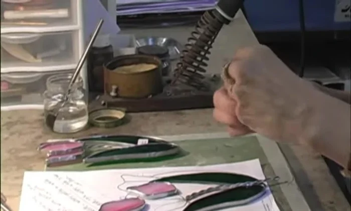 Solder the final design together using a soldering iron (approx. 700 degrees).