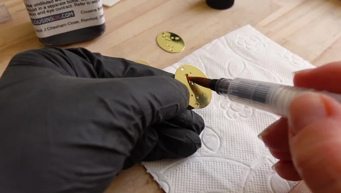 Apply patina (optional) to enhance details.