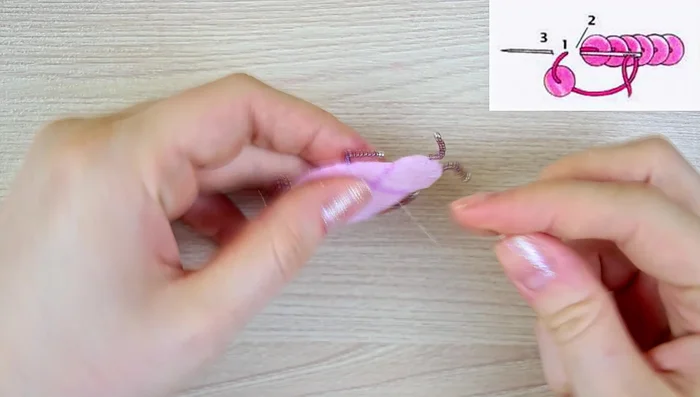 Glue and sew the crystal to the felt.