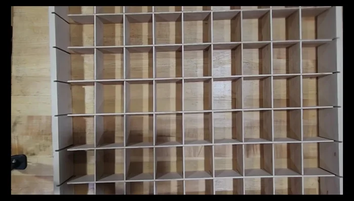 Gluing and Assembling: Gluing frame and adding clamps for support. 