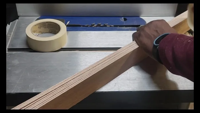 Assembling Dividers: Grouping wood pieces and using spacers.