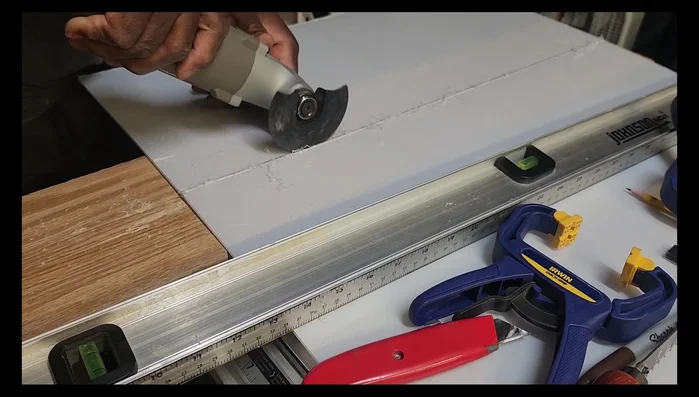 Cabinet Door Frame: Building the cabinet door frame and preparing groove for acrylic.