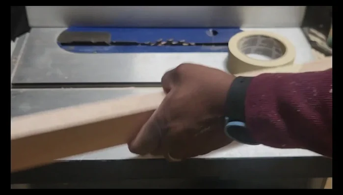 Assembling Dividers: Grouping wood pieces and using spacers.