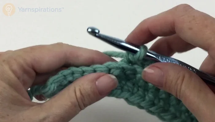 Sew up the side seam, using the back loops of the stitches for a neater finish.