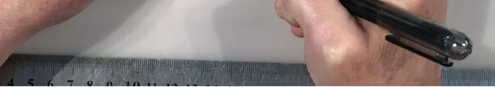 Wipe off any gel pen markings.