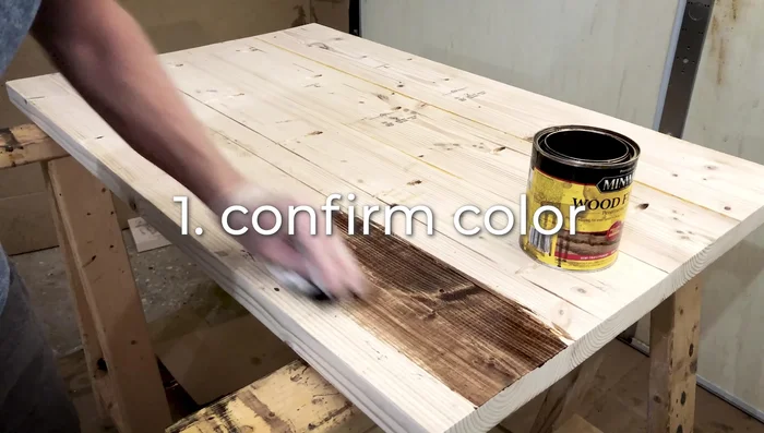 Apply polyurethane: Apply at least three coats of oil-based polyurethane, sanding lightly (320 grit) between coats.