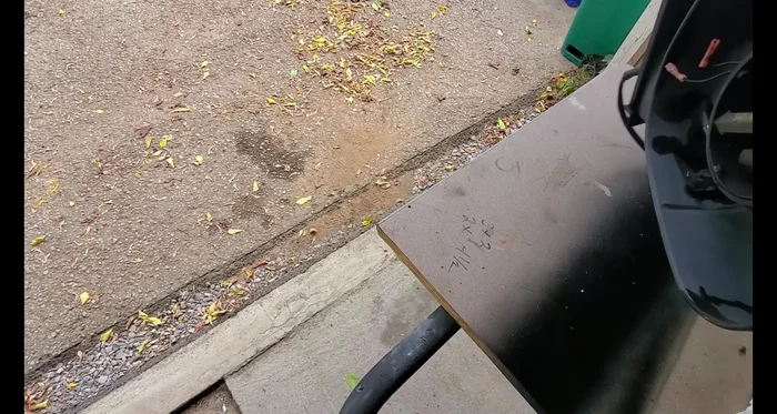 Scuff the plastic surface with red Scotch Brite to improve paint adhesion.