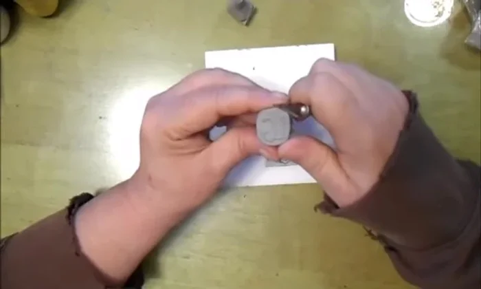 If needed, carefully remove any excess clay to ensure clean edges.