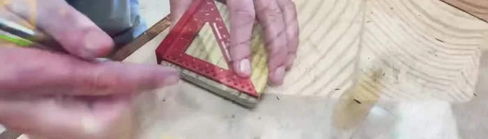 Attach the legs to the post cap plate. Stack legs together, mark a circle around the center, and align with the cap plate markings. Pre-drill, glue, and screw the top two legs to the plate. Flip, and repeat for the bottom two legs.