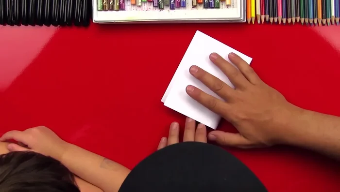 Fold it in half again.