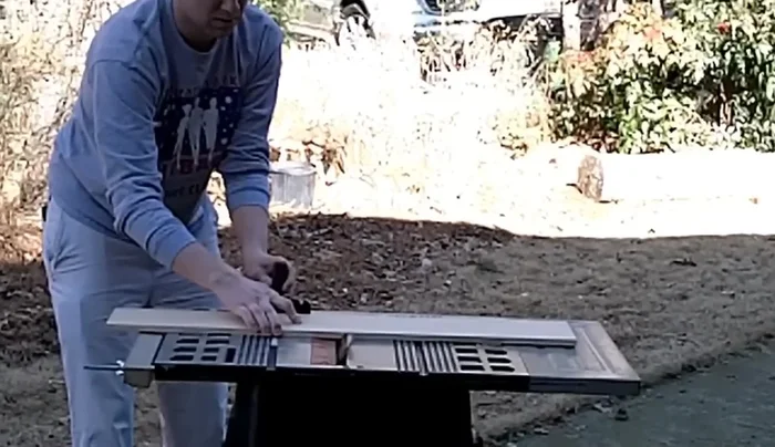 Repeat step 2 three more times to create four identical pieces.