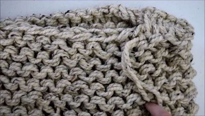 Stuff the pillow with the pillow form.