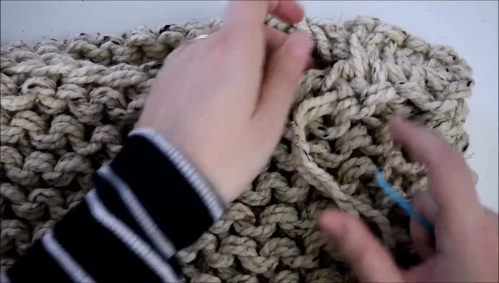 Repeat the seaming process on the other side of the pillow.