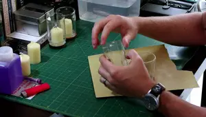 DIY Candle Lanterns: The String Method for Removing Jar Bottoms