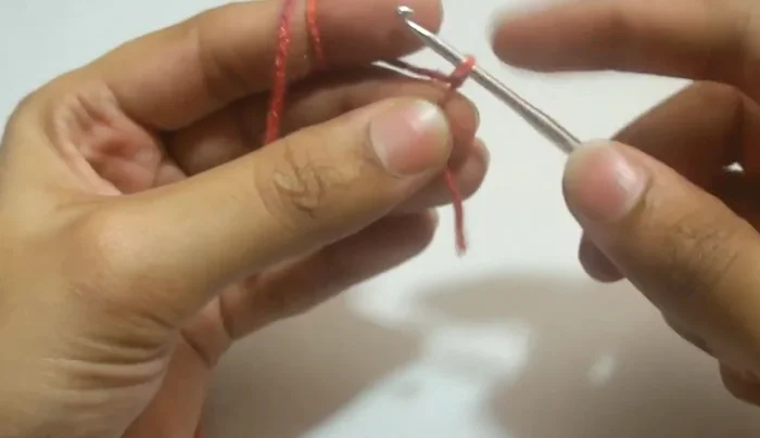 Attach a bead to one end to use for fastening the clasp.