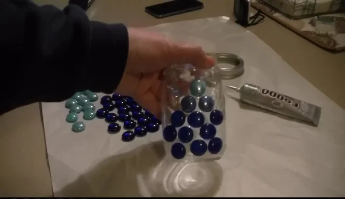 Let it dry: Allow the glue to fully dry. You may need to hold the beads in place for a while until the glue sets.