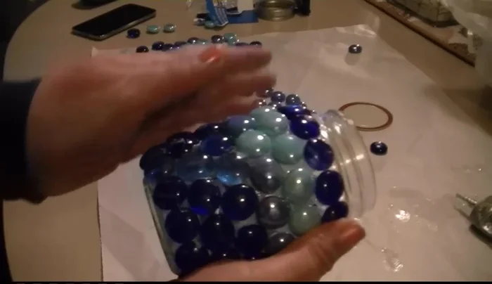 Let it dry: Allow the glue to fully dry. You may need to hold the beads in place for a while until the glue sets.