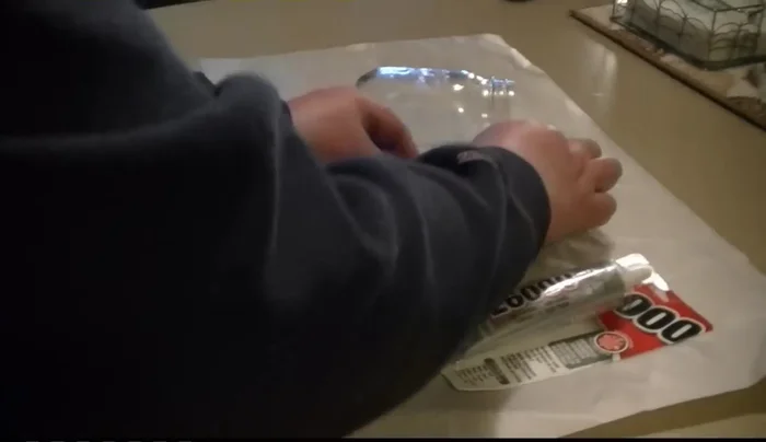 Plan your pattern: Lay out your glass beads to visualize the arrangement. You can choose a random pattern or a more specific design.