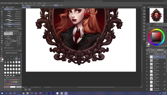 Adding highlights to the frame and adjusting background color.