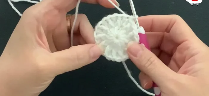 Join with a slip stitch.