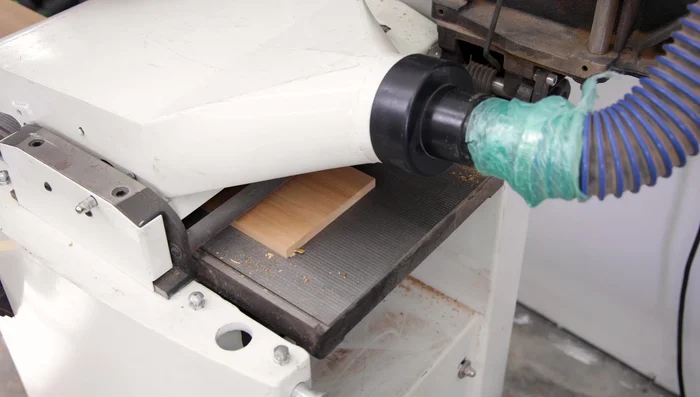 Clean up the resawn edge using a planer and drum sander. Pre-sand all pieces.