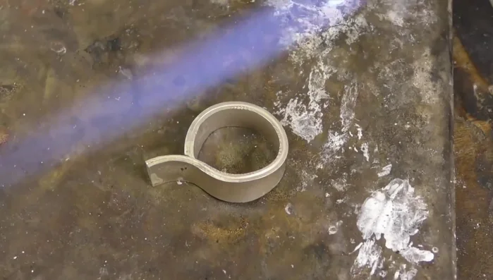 Adjust the angle if needed by reheating and repositioning.