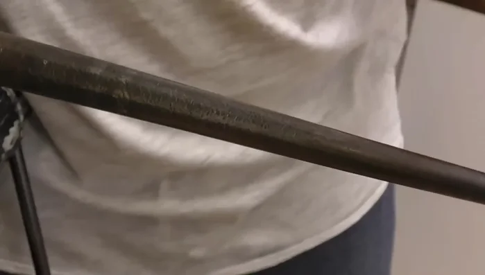 Use a half-round ring file to refine the crease without creating flat spots.