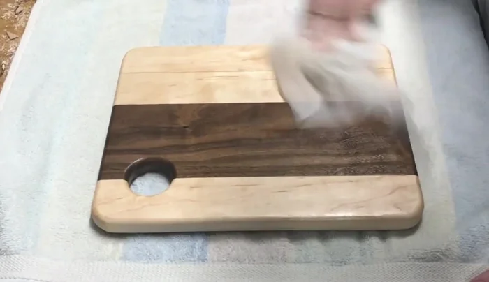 Apply cream to enhance the finish.