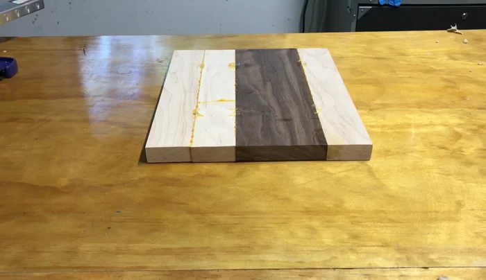 Square up the edges using a belt sander.