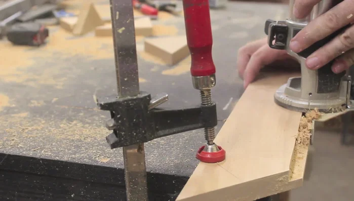 Assemble the frame using pocket holes, wood glue, and pocket screws.