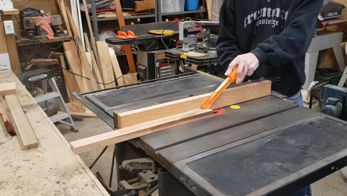 Installing drawer runners.