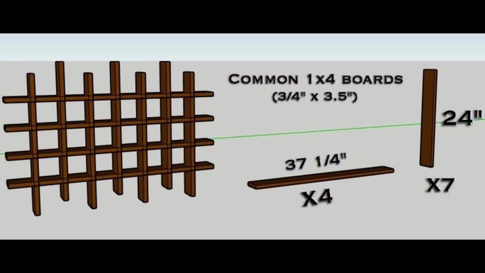 Design the shelf in Sketchup (rough draft). Measurements are provided in the video description.