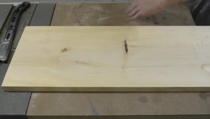 Cut the front pieces (2 inches wide, 1/2 inch thick).