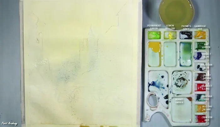 Create lightened areas by removing color with the brush and apply deeper color around these areas.