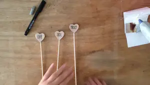 DIY Herb Garden Plant Markers: Cute & Easy Wooden Heart Craft