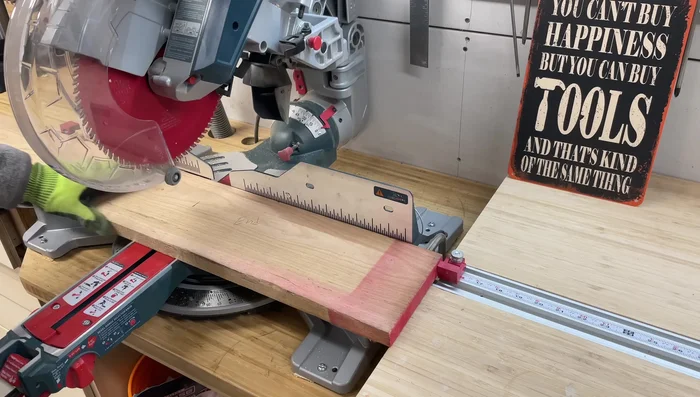 Cut sides and ends to final height (2 3/4 inches) using the table saw.