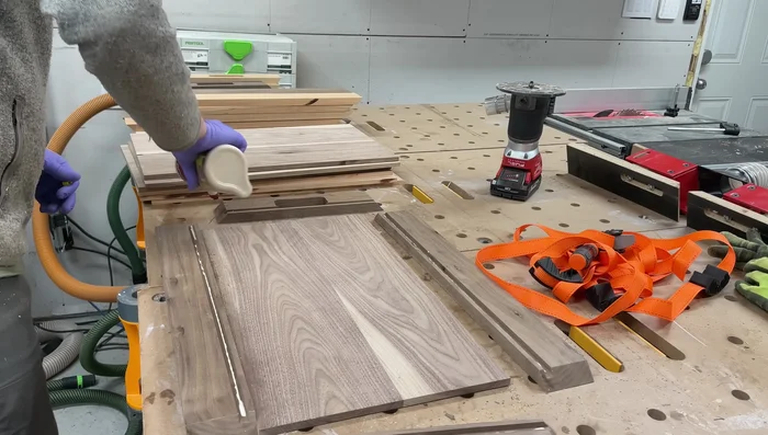 Assemble the trays, using clamps to ensure a tight fit.