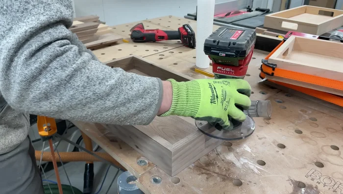 Apply finish (Osmo Polyx Oil).