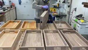 Batch Wood Tray Making: Efficient Method for 8 Trays